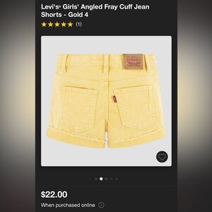 Girls shorts levis